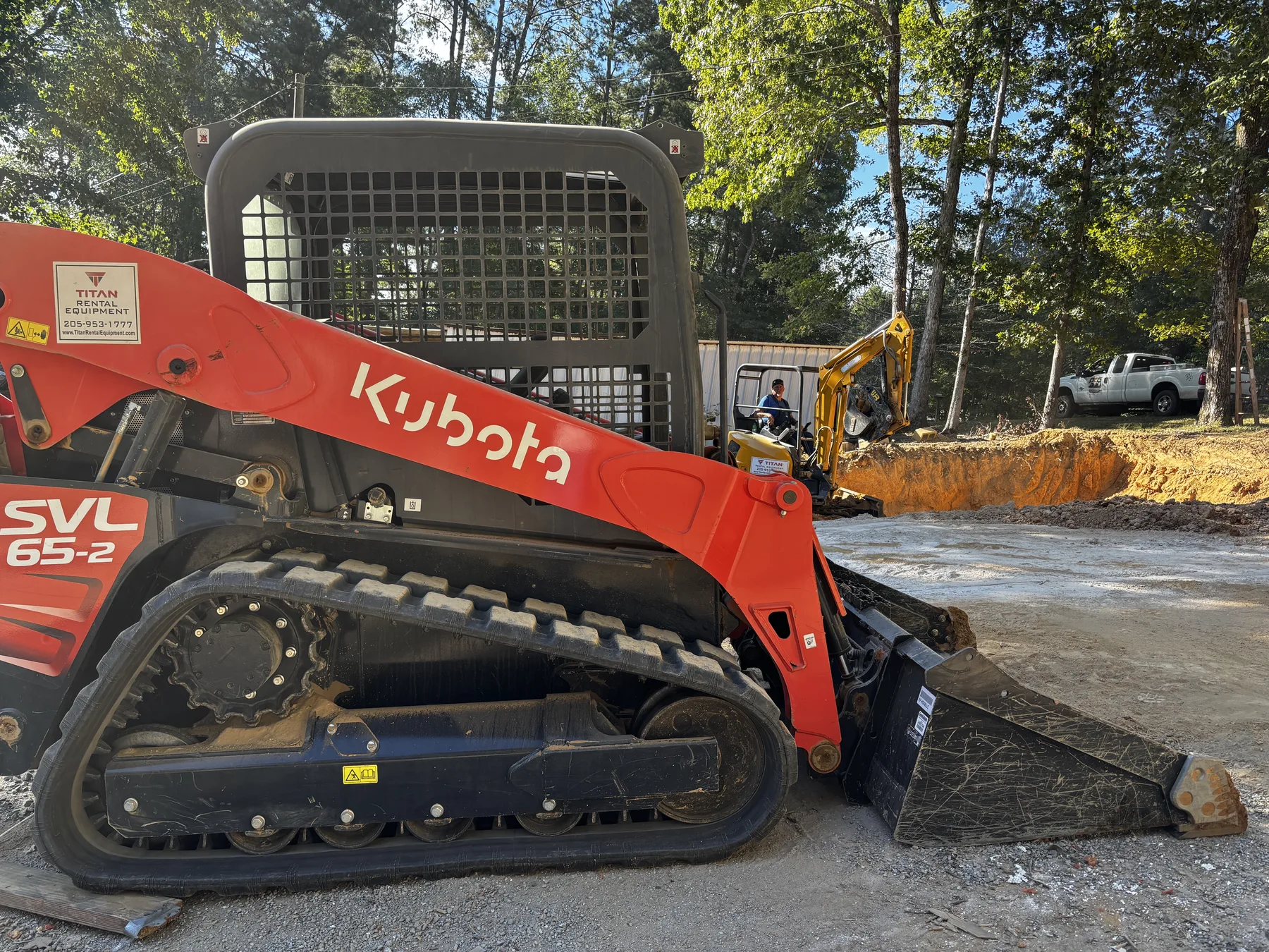 Skid steer equipment used for land and site work